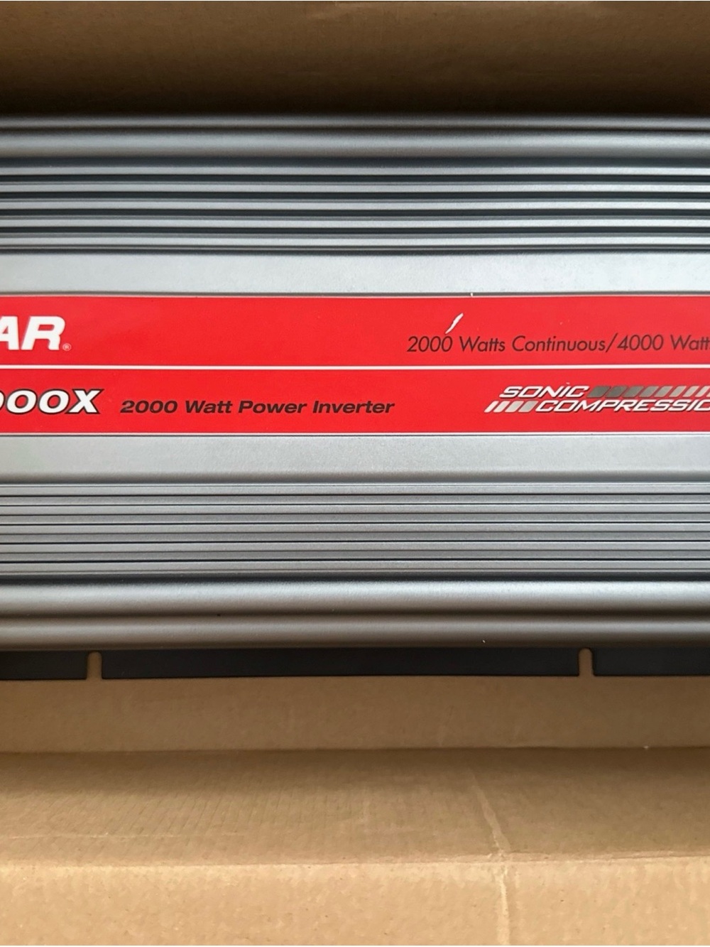 Car Power Inverter 2000W - Red/Silver - Picture 6 of 10